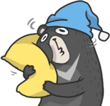 Formosan black bear Great! sticker #3050018