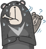 Formosan black bear Great! sticker #3050019