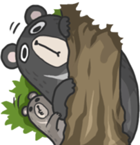 Formosan black bear Great! sticker #3050029