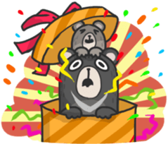 Formosan black bear Great! sticker #3050031