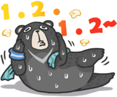 Formosan black bear Great! sticker #3050040