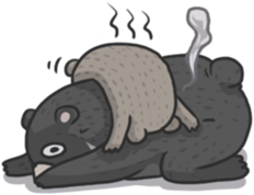 Formosan black bear Great! sticker #3050046