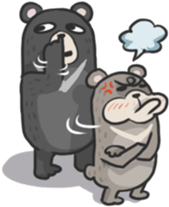 Formosan black bear Great! sticker #3050050