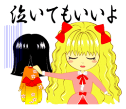 Positive girl and Negative girl sticker #3050120