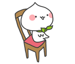 Peach buns Momota sticker #3050535