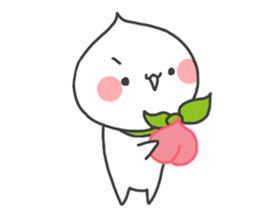 Peach buns Momota sticker #3050546