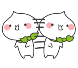 Peach buns Momota sticker #3050552