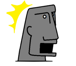 Messenger from Easter Island sticker #3050691