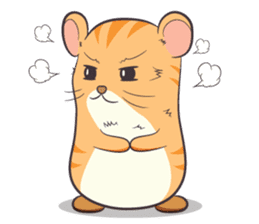 Tochi - Funny and Lucky Hamster sticker #3050733