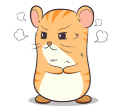 Tochi - Funny and Lucky Hamster sticker #3050733