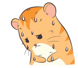 Tochi - Funny and Lucky Hamster sticker #3050734