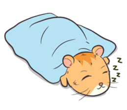 Tochi - Funny and Lucky Hamster sticker #3050735