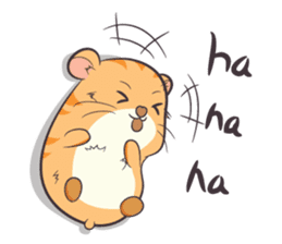 Tochi - Funny and Lucky Hamster sticker #3050736
