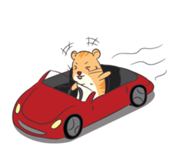 Tochi - Funny and Lucky Hamster sticker #3050740