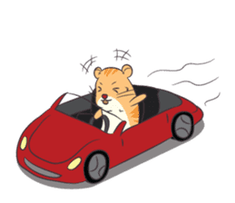Tochi - Funny and Lucky Hamster sticker #3050740