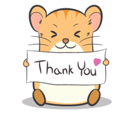 Tochi - Funny and Lucky Hamster sticker #3050741