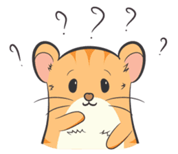 Tochi - Funny and Lucky Hamster sticker #3050743