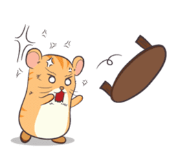 Tochi - Funny and Lucky Hamster sticker #3050744
