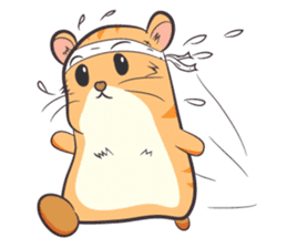 Tochi - Funny and Lucky Hamster sticker #3050745