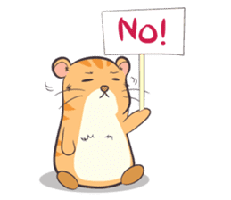 Tochi - Funny and Lucky Hamster sticker #3050746