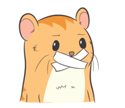 Tochi - Funny and Lucky Hamster sticker #3050748