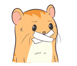 Tochi - Funny and Lucky Hamster sticker #3050748
