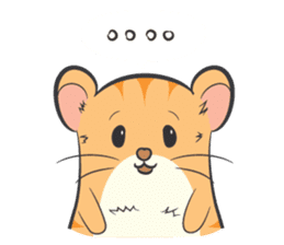 Tochi - Funny and Lucky Hamster sticker #3050750