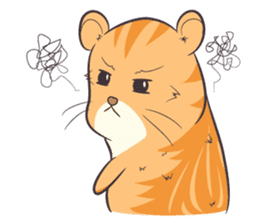 Tochi - Funny and Lucky Hamster sticker #3050751