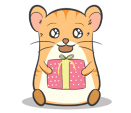 Tochi - Funny and Lucky Hamster sticker #3050752