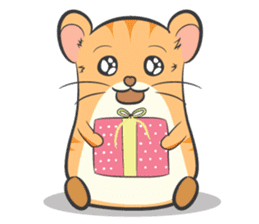 Tochi - Funny and Lucky Hamster sticker #3050752
