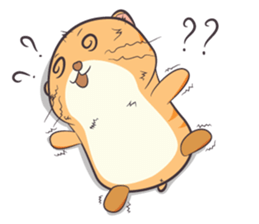 Tochi - Funny and Lucky Hamster sticker #3050754