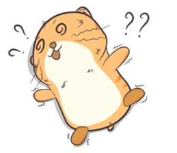 Tochi - Funny and Lucky Hamster sticker #3050754