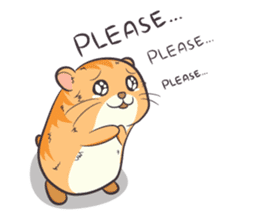 Tochi - Funny and Lucky Hamster sticker #3050755