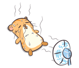 Tochi - Funny and Lucky Hamster sticker #3050757