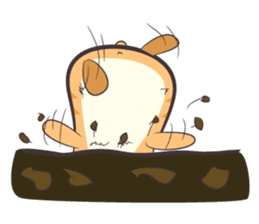 Tochi - Funny and Lucky Hamster sticker #3050758