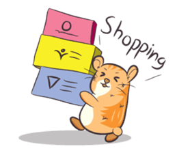 Tochi - Funny and Lucky Hamster sticker #3050760
