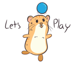 Tochi - Funny and Lucky Hamster sticker #3050761