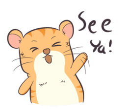 Tochi - Funny and Lucky Hamster sticker #3050762