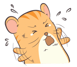 Tochi - Funny and Lucky Hamster sticker #3050766