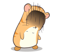 Tochi - Funny and Lucky Hamster sticker #3050767