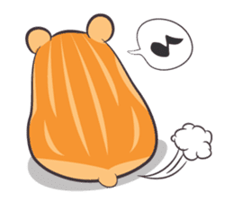 Tochi - Funny and Lucky Hamster sticker #3050768