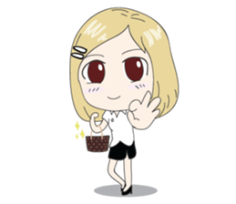 Nancy - Shopaholic and Happy Girl sticker #3050785