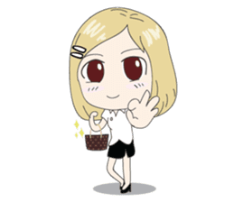 Nancy - Shopaholic and Happy Girl sticker #3050785