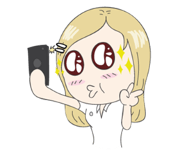 Nancy - Shopaholic and Happy Girl sticker #3050790