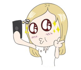 Nancy - Shopaholic and Happy Girl sticker #3050790