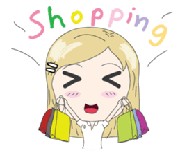 Nancy - Shopaholic and Happy Girl sticker #3050800