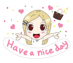 Nancy - Shopaholic and Happy Girl sticker #3050801