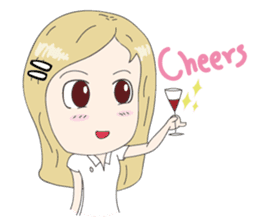 Nancy - Shopaholic and Happy Girl sticker #3050803