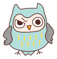 Cute owls sticker #3051174