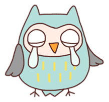 Cute owls sticker #3051197